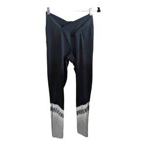 Pink Victoria’s Secret Leggings,Dark Grey/Bleached Leg Bottom, Size Medium